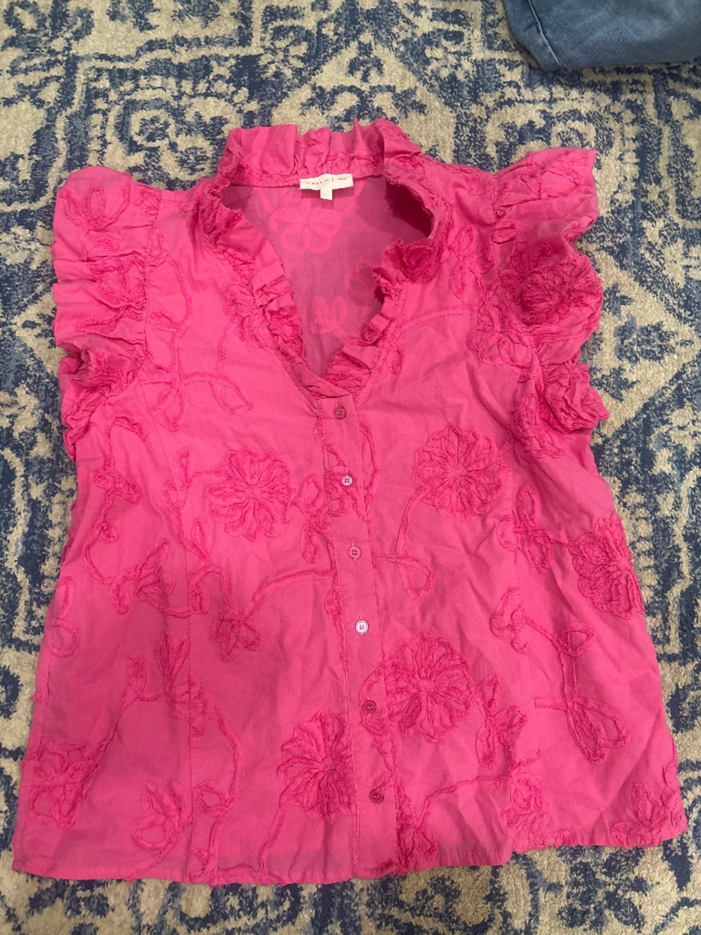 Pink boutique blouse!